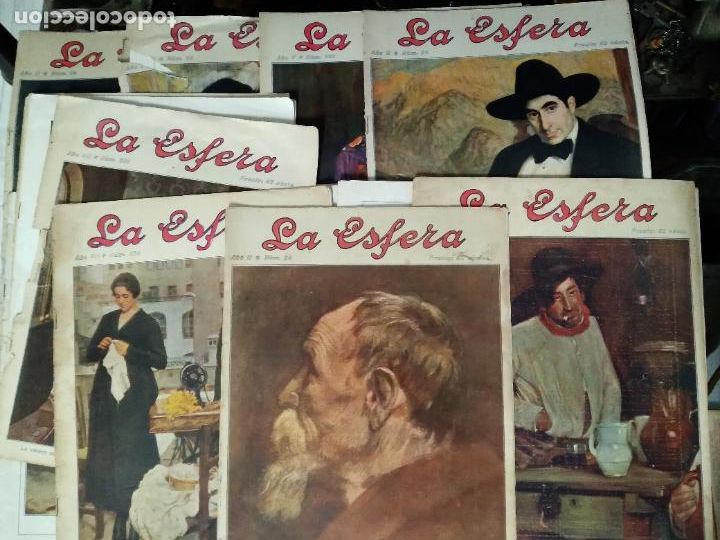 Coleccionismo de Revistas y Peri&oacute;dicos: LOTE DE 13 ANTIGUAS REVISTAS ESFERA Ns&ordm; SE VEN EN FOTOS EL ESTADO EL ES QUE SE VE EN LAS FOTO