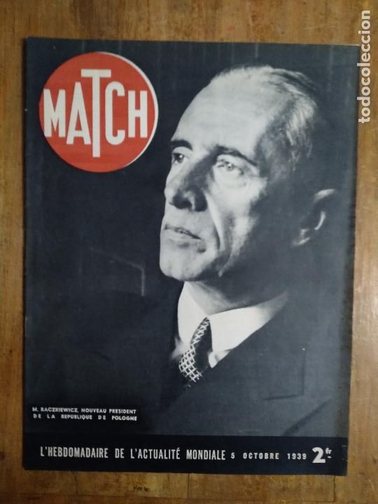 Collezionismo di Riviste e Giornali: ANTIGUA REVISTA MATCH 5 OCTOBRE 1939 N&ordm;66