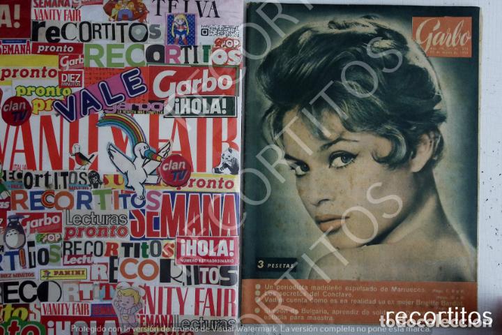 Coleccionismo de Revistas y Peri&oacute;dicos: RECORTE PORTADA BRIGITTE BARDOT