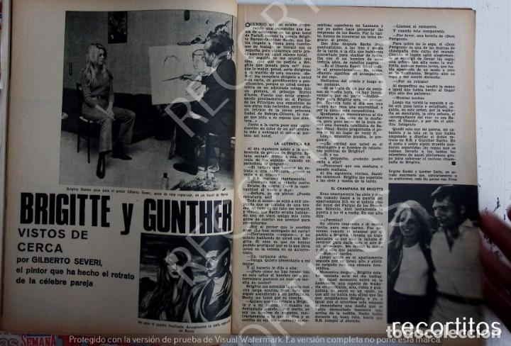 Collection Magazines and Newspapers: BRIGITTE BARDOT GUNTER SACHS