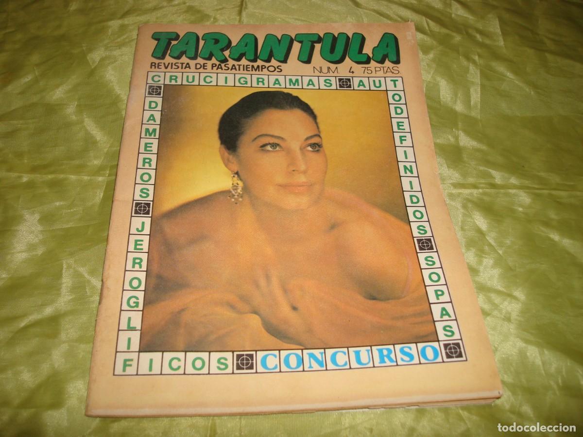 Coleccionismo de Revistas y Peri&oacute;dicos: TARANTULA. REVISTA DE PASATIEMPOS N&ordm; 4 . 1984. PORTADA AVA GARDNER