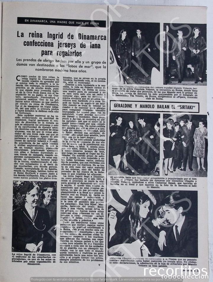 Coleccionismo de Revistas y Peri&oacute;dicos: geraldine chaplin manolo velasco ingrid de dinamarca