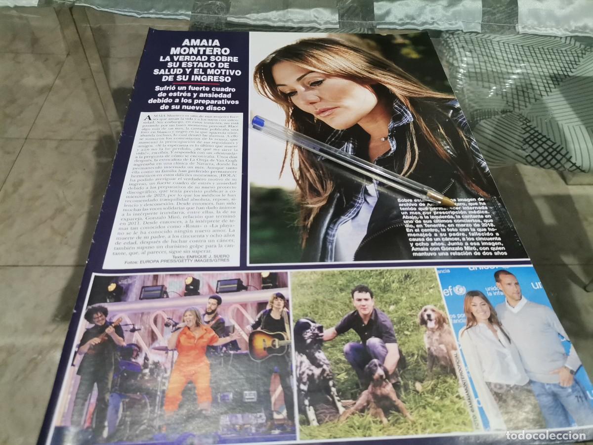 Coleccionismo de revistas y peri&oacute;dicos: AMAIA MONTERO RECORTE REVISTA 2022