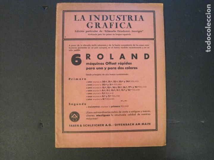 Collection Magazines and Newspapers: LA INDUSTRIA GRAFICA-NUMERO 78 A&Ntilde;O 1935-REVISTA ANTIGUA-VER FOTOS-(V-24.292)
