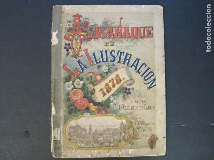 Colecionismo de Revistas e Jornais: ALMANAQUE DE LA ILUSTRACION-A&Ntilde;O 1878-REVISTA ANTIGUA-VER FOTOS-(K-10.072)