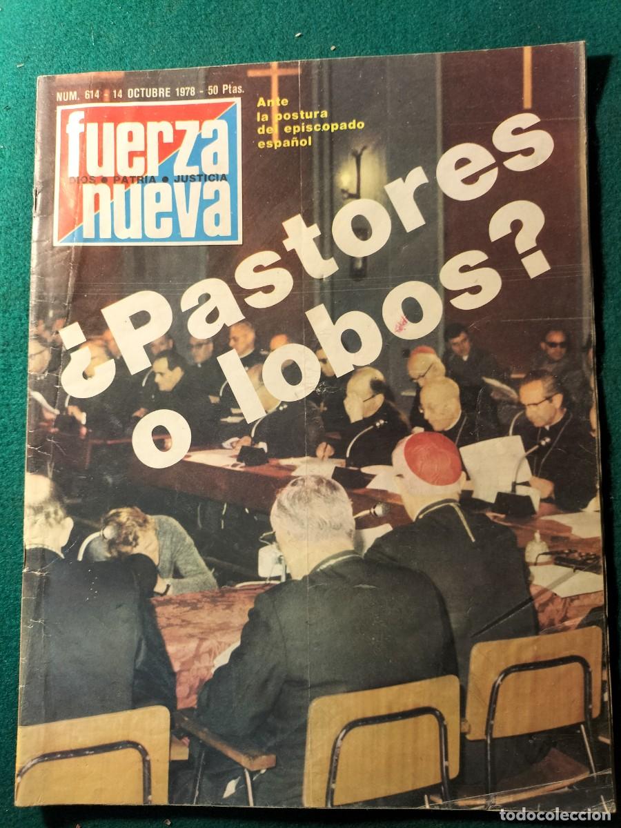 Coleccionismo de Revistas y Peri&oacute;dicos: Revista FUERZA NUEVA N 614 , 14 octubre 1978 &iquest;PASTORES O LOBOS?