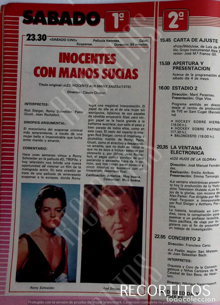 Coleccionismo de Revistas y Peri&oacute;dicos: ROD STEIGER ROMY SCHNEIDER