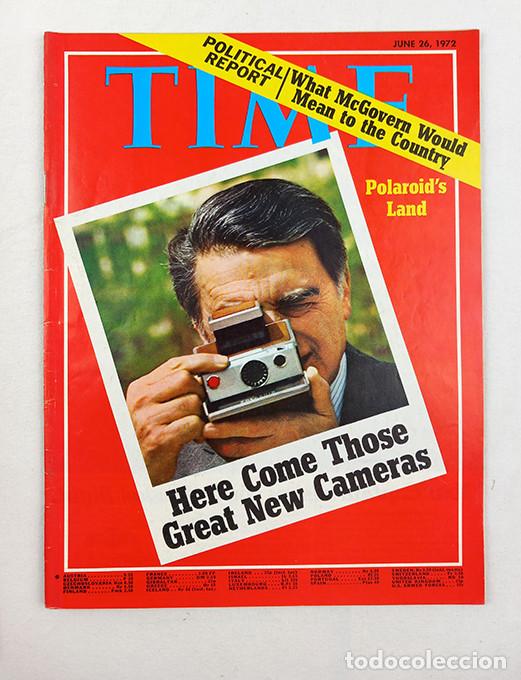 Coleccionismo de Revistas y Peri&oacute;dicos: Polaroid&rsquo;s Land. Here Come Those Great New Cameras. Time June 26, 1972