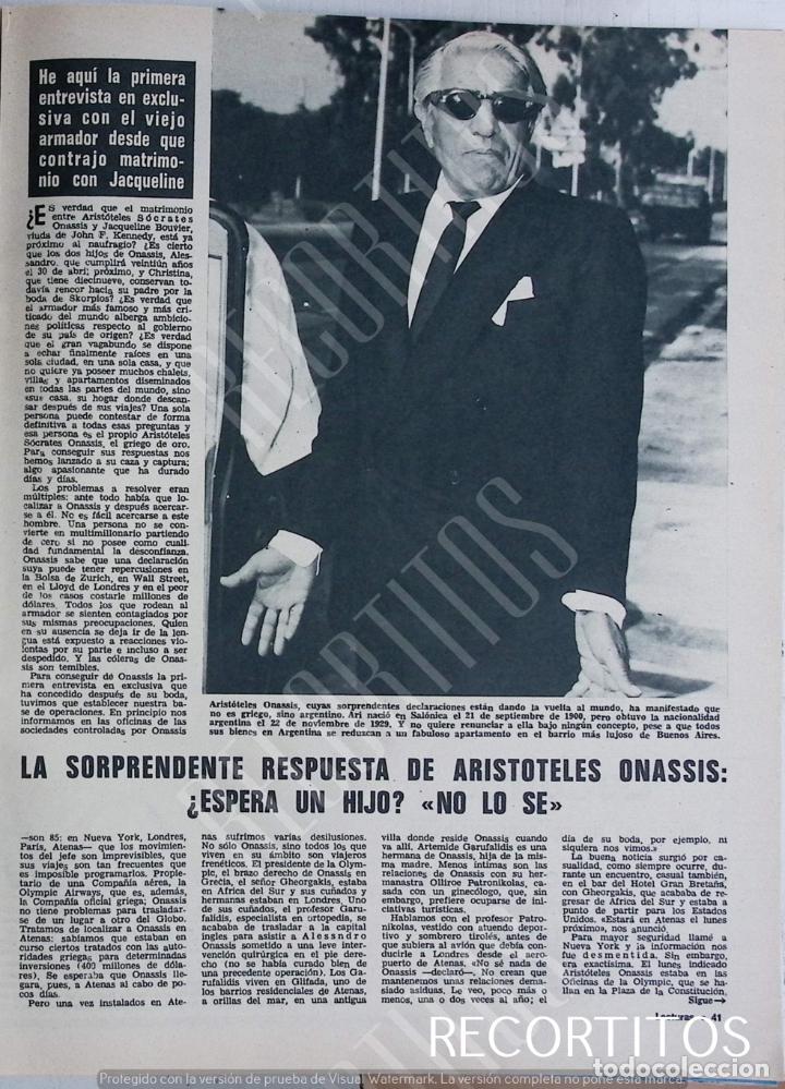 Coleccionismo de Revistas y Peri&oacute;dicos: ARISTOTELES ONASSIS .