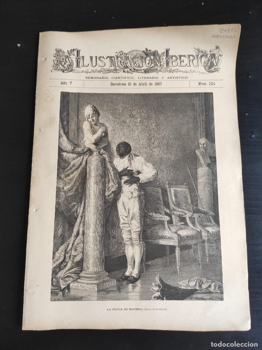 Coleccionismo de Revistas y Peri&oacute;dicos: LA ILUSTRACI&Oacute;N IB&Eacute;RICA. N&ordm; 224. A&Ntilde;O 1887. DIANA DE POITIERS. EL MUSEO HEL&Eacute;NICO DE CAMBRIDGE. .. LEER