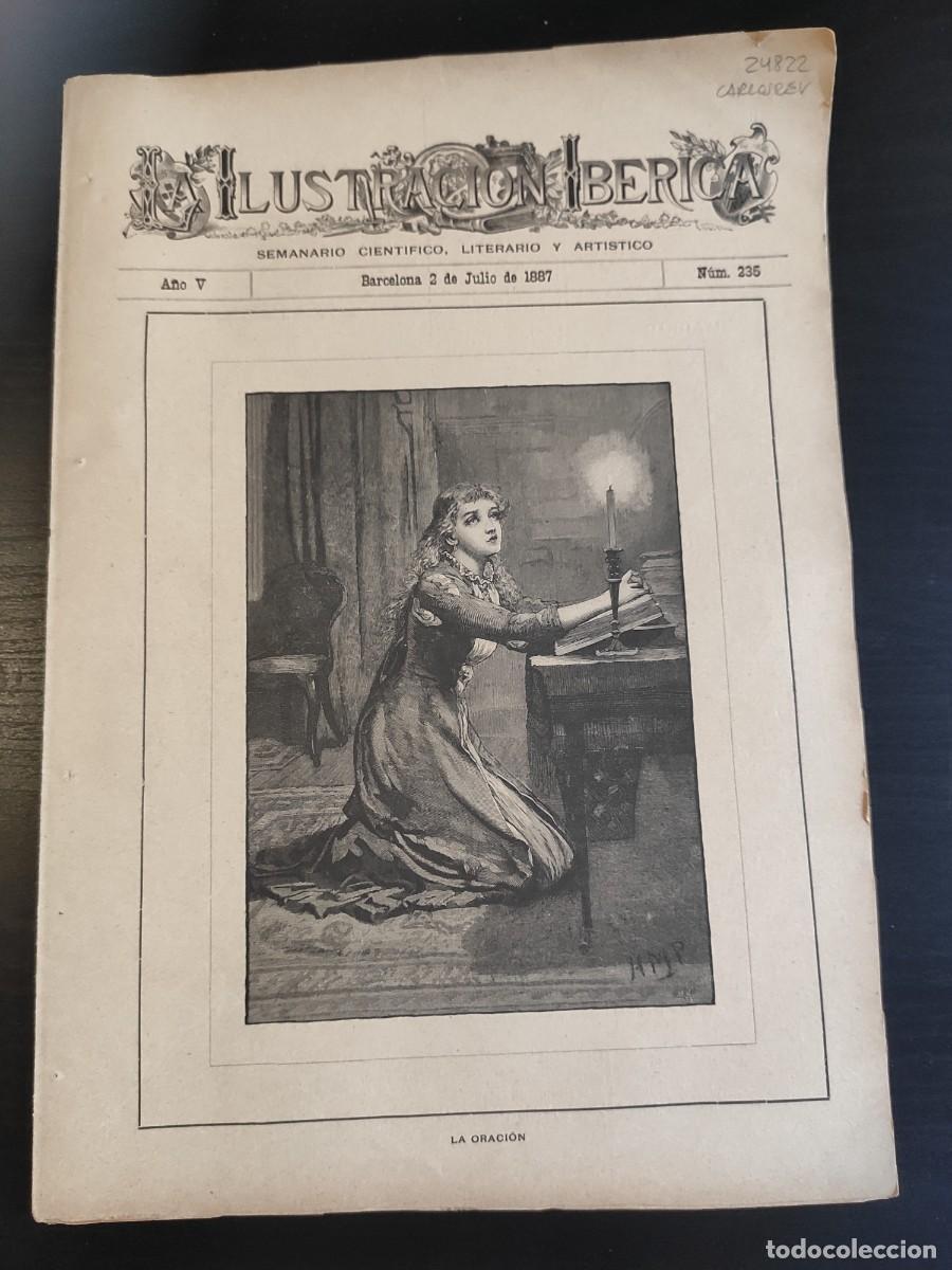 Coleccionismo de Revistas y Peri&oacute;dicos: LA ILUSTRACI&Oacute;N IB&Eacute;RICA. N&ordm; 235. A&Ntilde;O 1887. EXPOSICI&Oacute;N NACIONAL DE BELLAS ARTES. ACCI&Oacute;N DEL ACE.. LEER