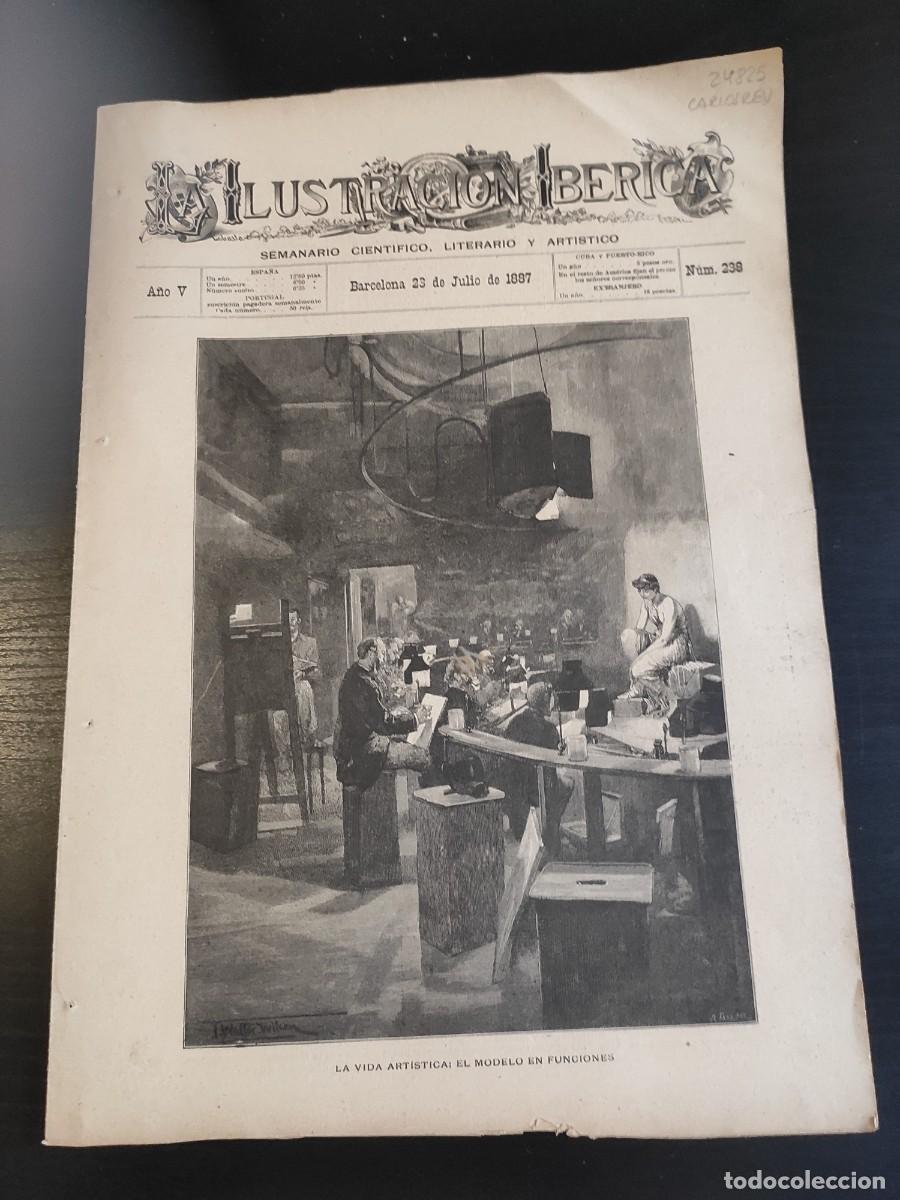 Coleccionismo de Revistas y Peri&oacute;dicos: LA ILUSTRACI&Oacute;N IB&Eacute;RICA. N&ordm; 238. A&Ntilde;O 1887. LAS BELLAS ARTES EN ITALIA. LA VIDA ART&Iacute;STICA: BUEN.. LEER