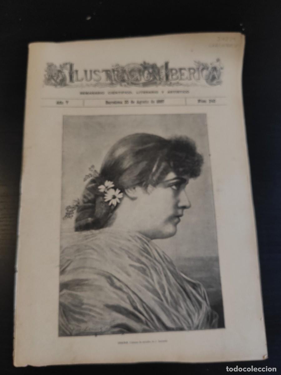 Coleccionismo de Revistas y Peri&oacute;dicos: LA ILUSTRACI&Oacute;N IB&Eacute;RICA. N&ordm; 242. A&Ntilde;O 1887. UN BANQUETE DE PINTORES EN EL SIGLO XVIII. LOS DRAM.. LEER
