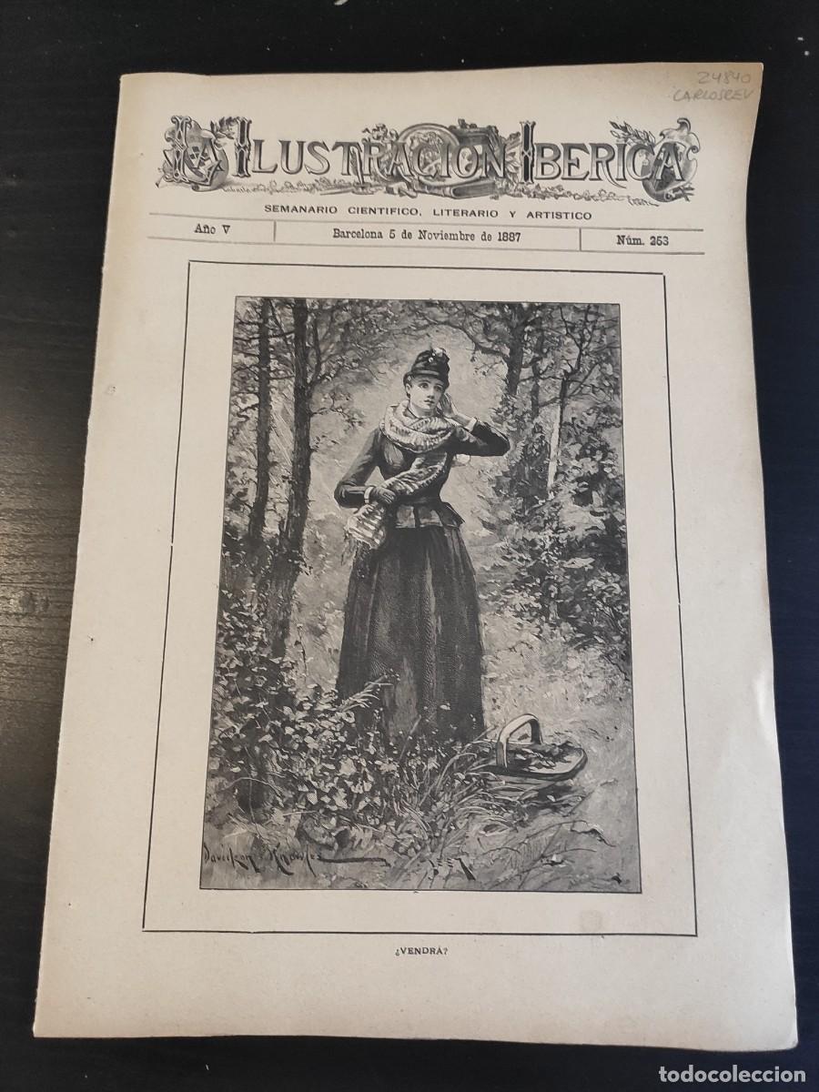 Coleccionismo de Revistas y Peri&oacute;dicos: LA ILUSTRACI&Oacute;N IB&Eacute;RICA. N&ordm; 253. A&Ntilde;O 1887. EL T&Aacute;MESIS, NACIMIENTO DEL R&Iacute;O. EXPOSICI&Oacute;N GENERAL .. LEER