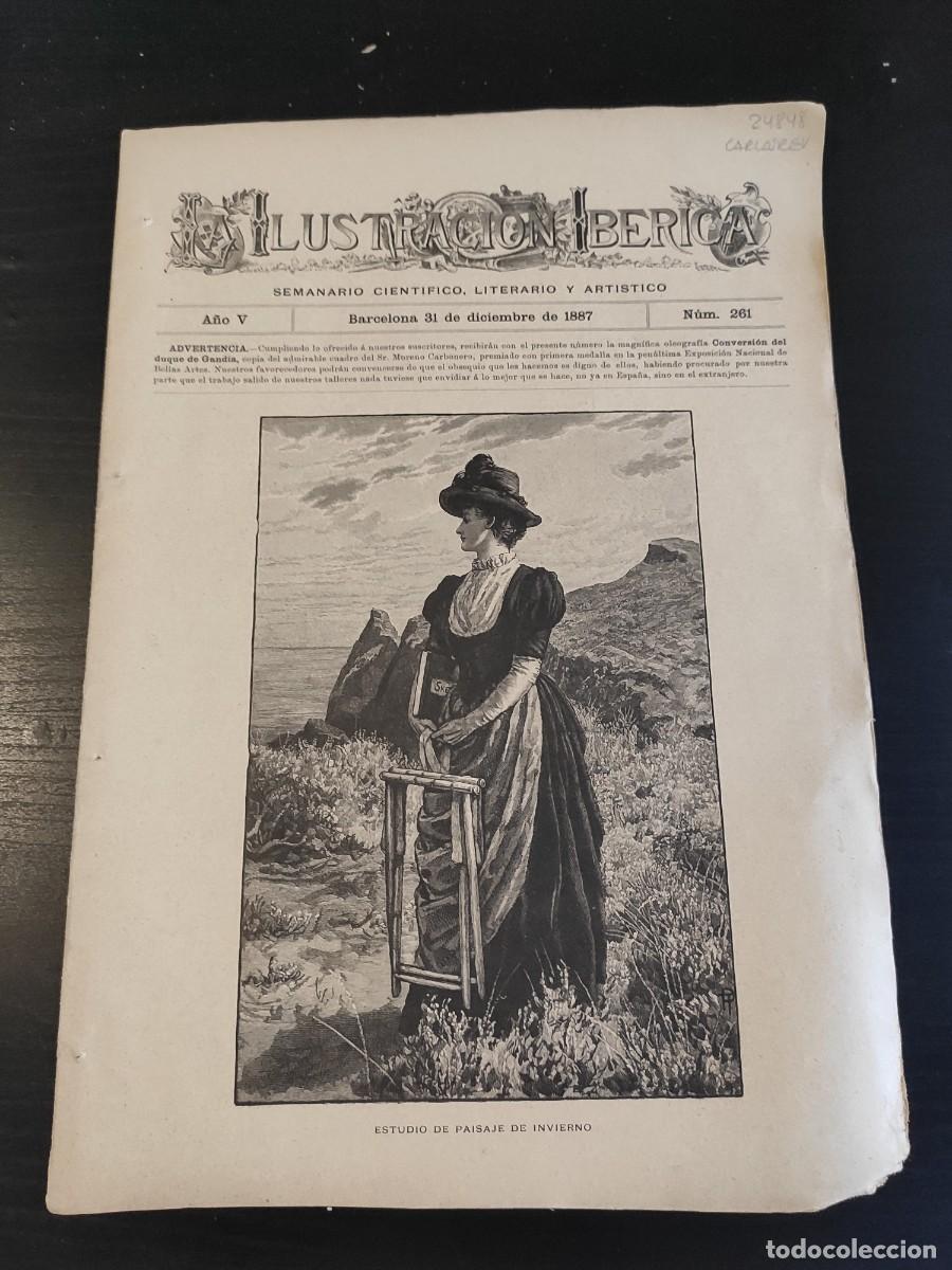 Coleccionismo de Revistas y Peri&oacute;dicos: LA ILUSTRACI&Oacute;N IB&Eacute;RICA. N&ordm; 261. A&Ntilde;O 1887. SAN FRANCISCO DE SALES. BAS&Iacute;LICA DE SAN PEDRO EN RO.. LEER