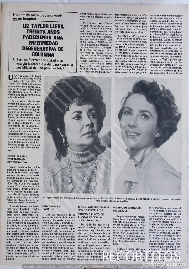 Coleccionismo de Revistas y Peri&oacute;dicos: ELIZABETH TAYLOR LIZ