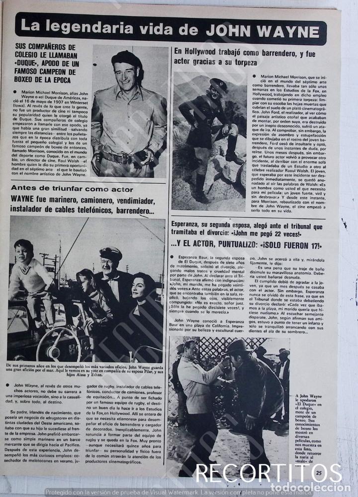 Collectionnisme de Revues et Journaux: JOHN WAYNE