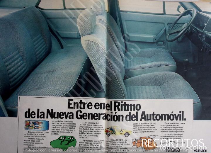 Coleccionismo de revistas y peri&oacute;dicos: SEAT RITMO CLX ANUNCIO PUBLICIDAD