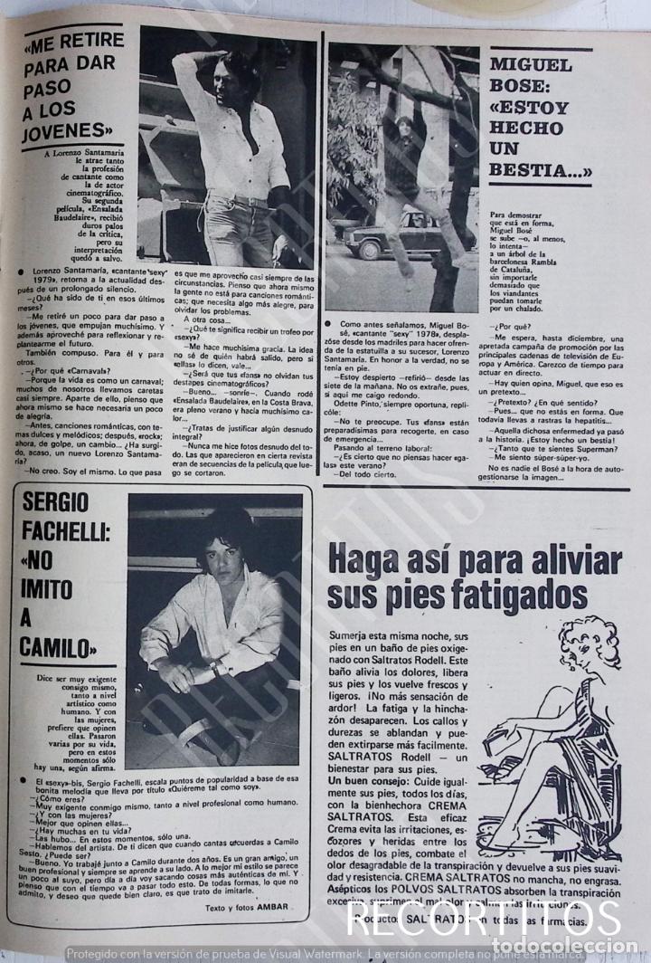 Coleccionismo de Revistas y Peri&oacute;dicos: LORENZO SANTA MARIA SERGIO FACHELLI MIGUEL BOSE