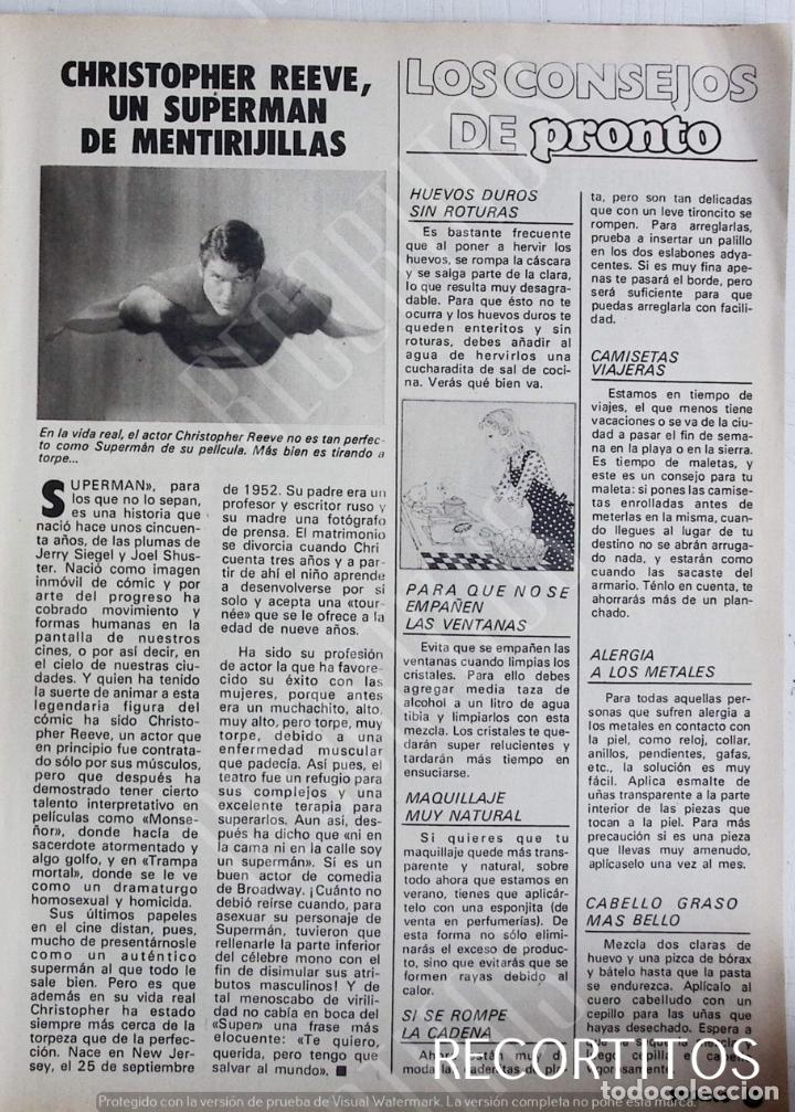 Coleccionismo de revistas y peri&oacute;dicos: CHRISTOPHER REEVE SUPERMAN - Foto 1