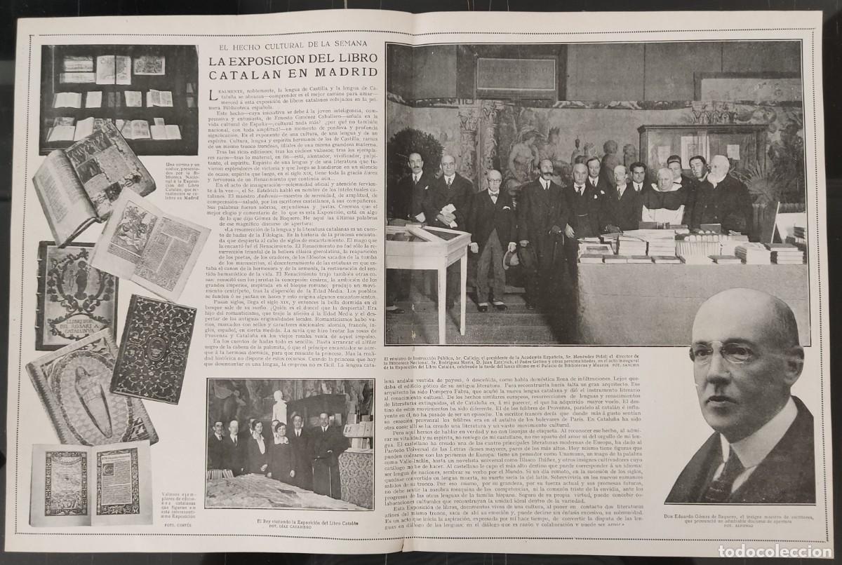 Collection Magazines and Newspapers: Hoja revista blanco y negro colada semanal Eledete la exposici&oacute;n del libro catal&aacute;n fots. Cort&eacute;s 1927