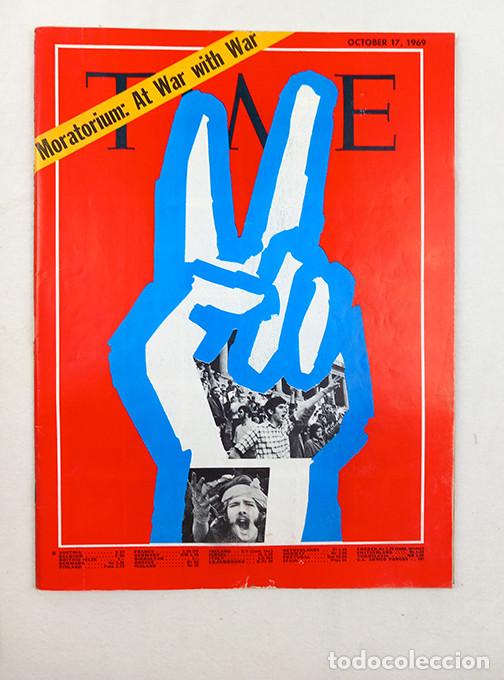 Coleccionismo de revistas y peri&oacute;dicos: Moratorium: At War with War. Brancusi: Master of Reductions. Time October 17, 1969