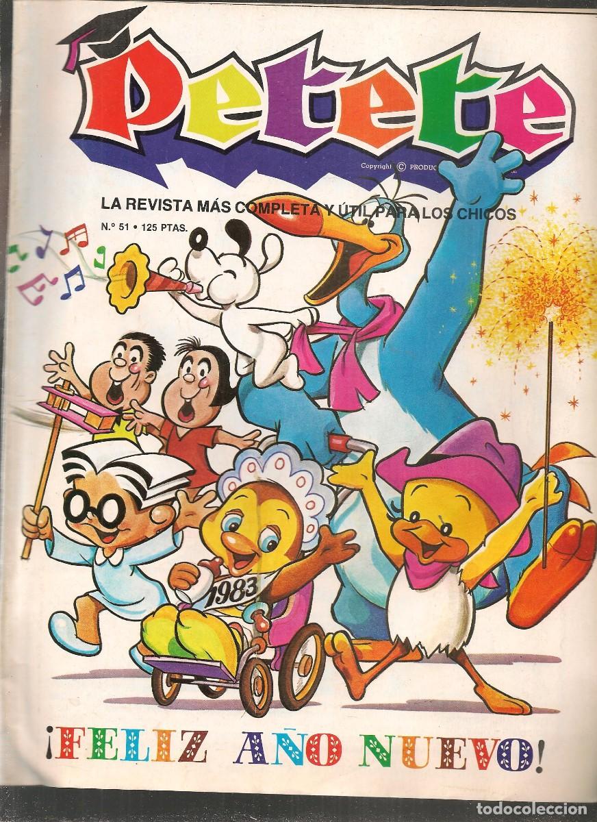 Coleccionismo de Revistas y Peri&oacute;dicos: PETETE. LOTE DE 50 EJEMPLARES. DEL N&Uacute;MERO 51 AL 100.(P/B75)