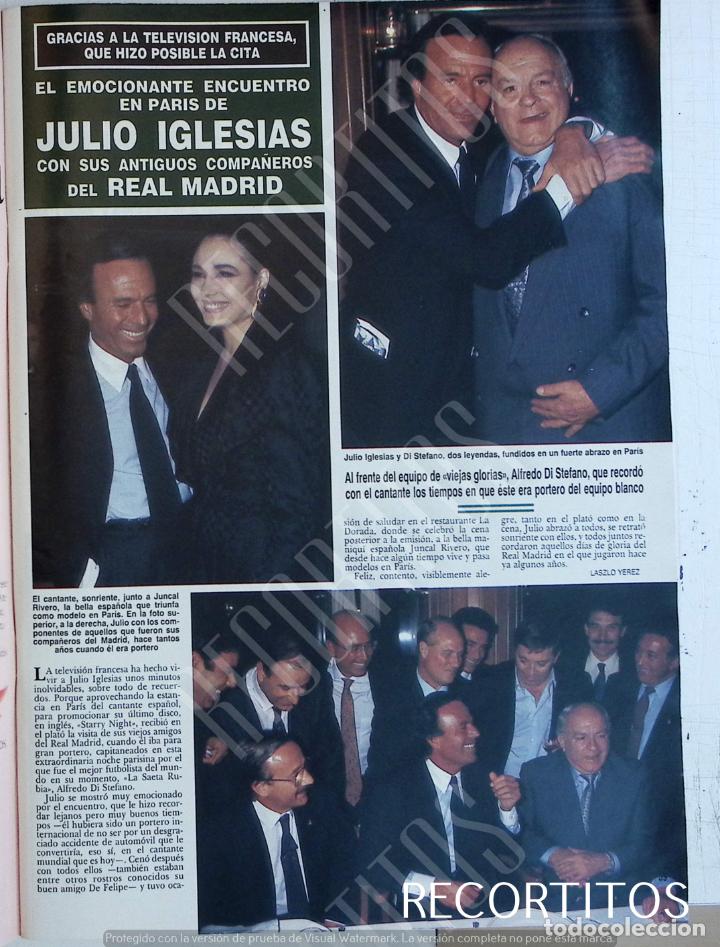 Coleccionismo de Revistas y Peri&oacute;dicos: JUNCAL RIVERO MISS ESPA&Ntilde;A EUROPA ALFREDO DI ESTEFANO JULIO IGLESIAS DIESTEFANO