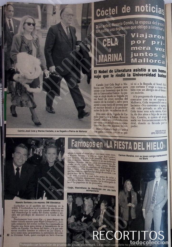 Colecionismo de Revistas e Jornais: CAMILO JOSE CELA CARMEN MOREALES MANOLO SANTANA OTTI MAXIMILIANO DE HABSBURGO
