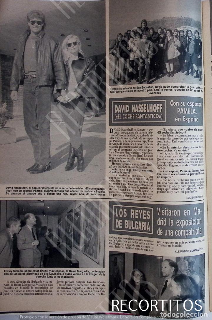 Coleccionismo de Revistas y Peri&oacute;dicos: david hasselhoff EL COCHE FANTASTICO SIMEON DE BULGARIA