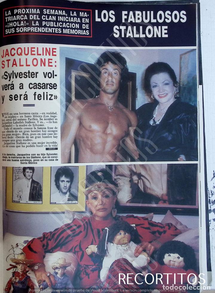 Coleccionismo de Revistas y Peri&oacute;dicos: JACQUELINE STALLONE SYLVESTER FRANK