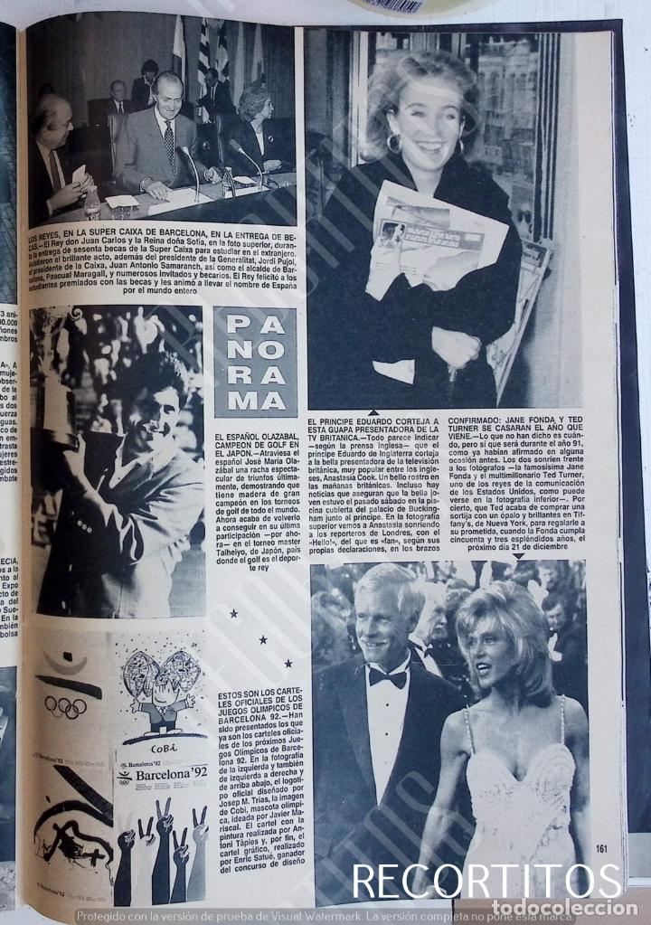 Coleccionismo de revistas y peri&oacute;dicos: JANE FONDA COBI JJ OO JUEGOS OLIMPICOS OLOZABAL