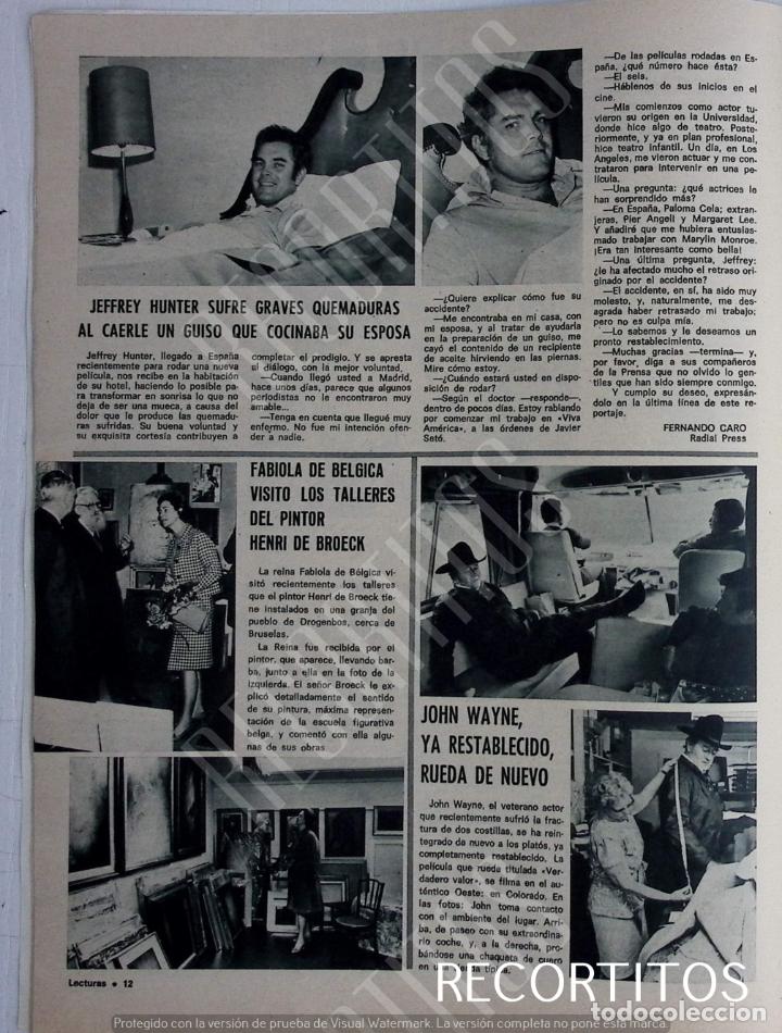 Collezionismo di Riviste e Giornali: JEFFREY HUNTER FABIOLA HENRI BROECK JOHN WAYNE