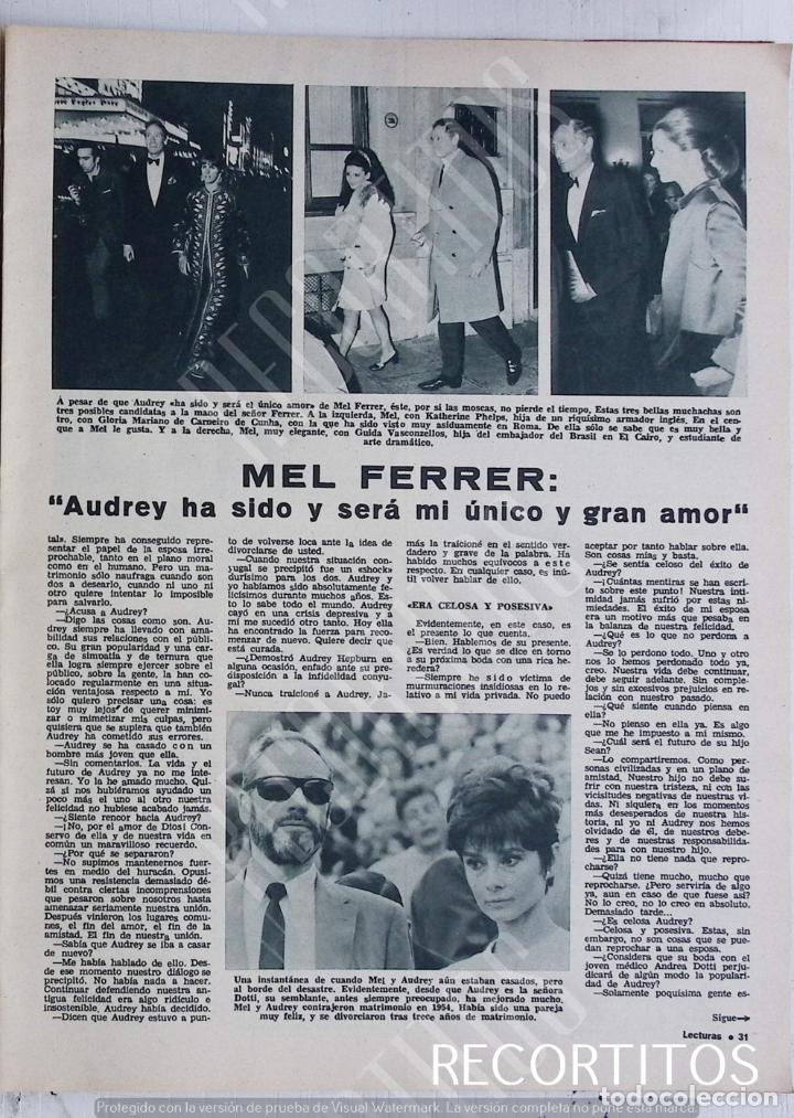 Coleccionismo de Revistas y Peri&oacute;dicos: MEL FERRER AUDREY HEPBURN