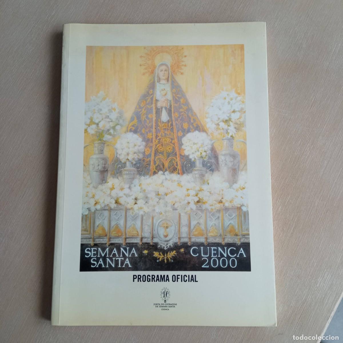 Coleccionismo de revistas y peri&oacute;dicos: Programa Semana Santa Cuenca a&ntilde;o 2000 - Foto 1