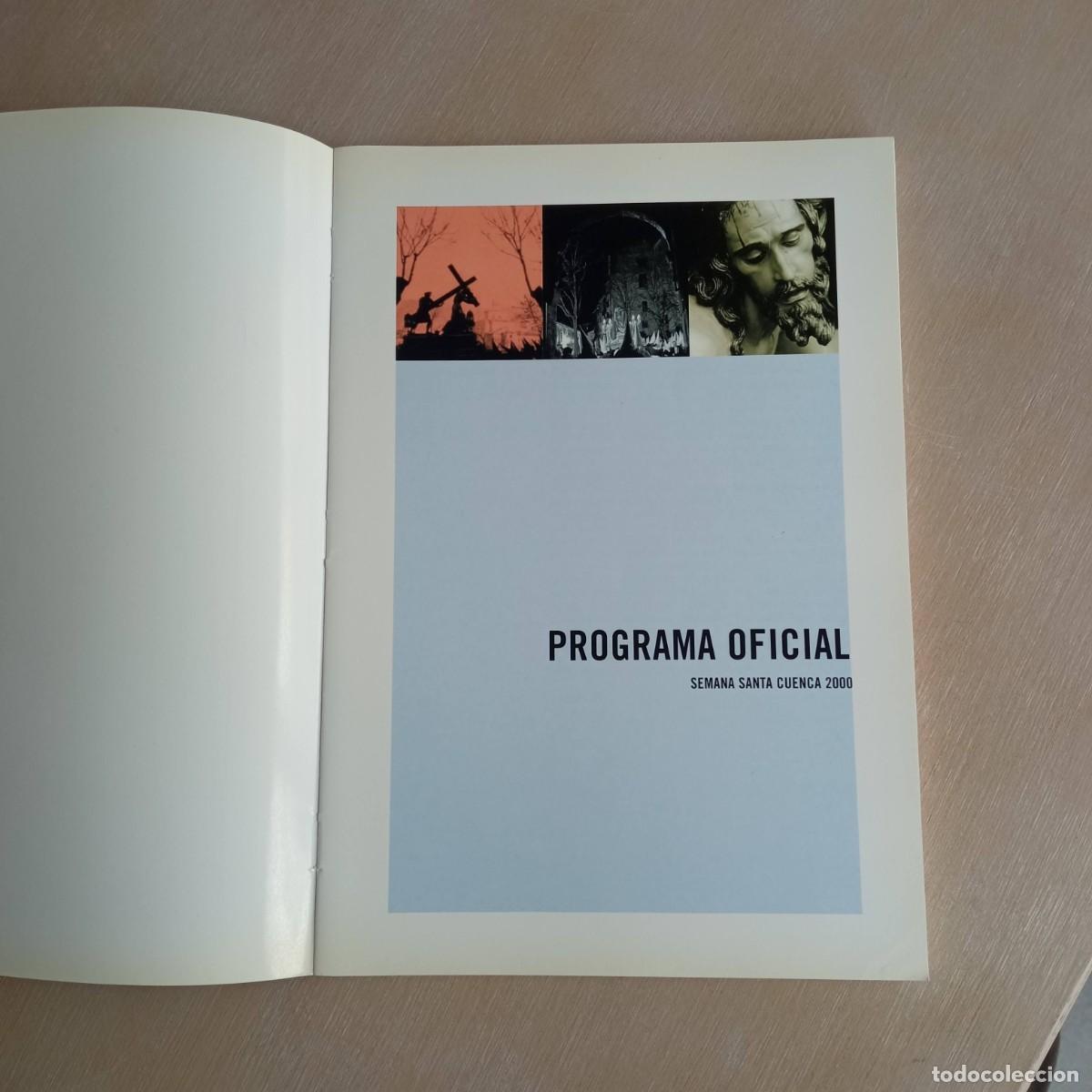 Coleccionismo de revistas y peri&oacute;dicos: Programa Semana Santa Cuenca a&ntilde;o 2000 - Foto 2