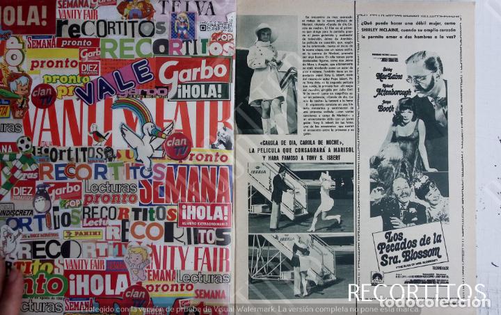 Collection Magazines and Newspapers: MARISOL PEPA FLORES CAROLA DE DIA DE NOCHE TONY ISBERT SHIRLEY MACLAINE RICHARD ATENBOROUGH