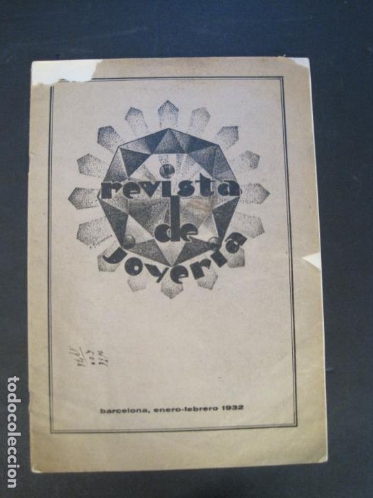 Colecionismo de Revistas e Jornais: REVISTA DE JOYERIA-ENERO FEBRERO 1952-REVISTA ANTIGUA-VER FOTOS-(K-10.177)