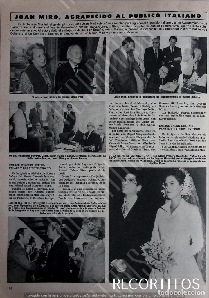 Coleccionismo de Revistas y Peri&oacute;dicos: JOAN MIRO MISS ESPA&Ntilde;A 1979 LUZ MARIA POLEGRE HERNANDEZ