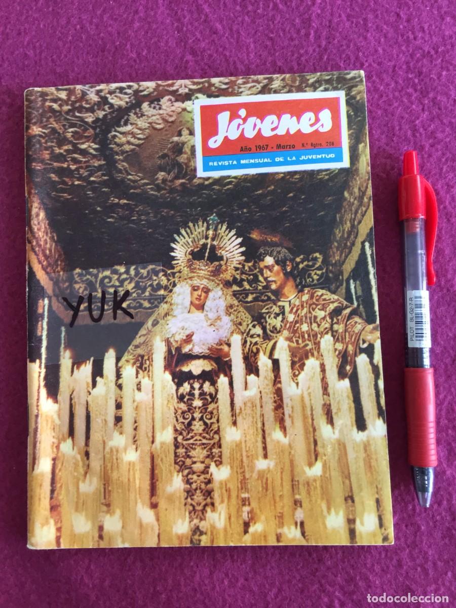 Coleccionismo de revistas y peri&oacute;dicos: REVISTA JOVENES 1967 - LAS FALLAS - RAPHAEL - FESTIVAL DE SAN REMO - MANUEL ORANTES ...
