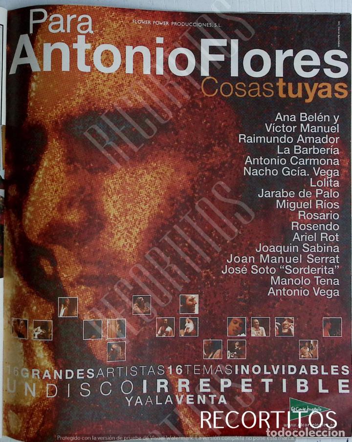 Coleccionismo de Revistas y Peri&oacute;dicos: antonio flores anuncio publicidad
