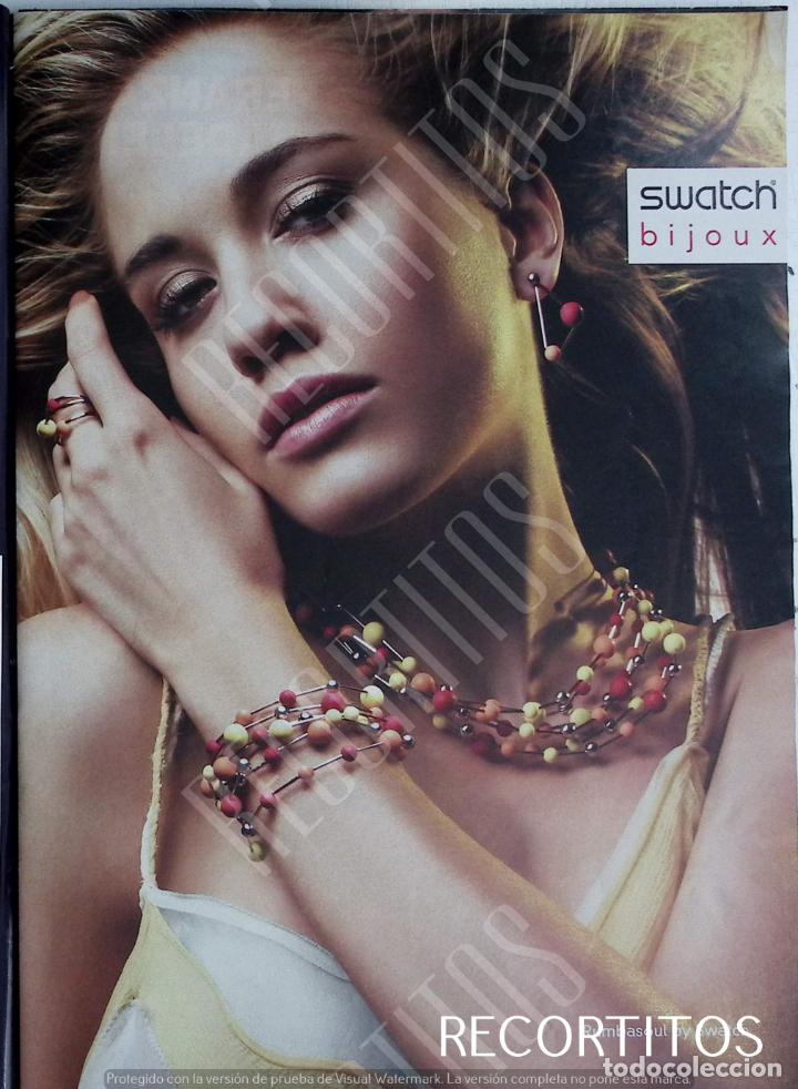 Colecionismo de Revistas e Jornais: bijoux swatch anuncio publicidad