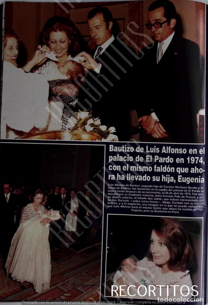 Coleccionismo de revistas y peri&oacute;dicos: luis alfonso de borbon maria margarita la princesa eugenia carmen martinez bordiu