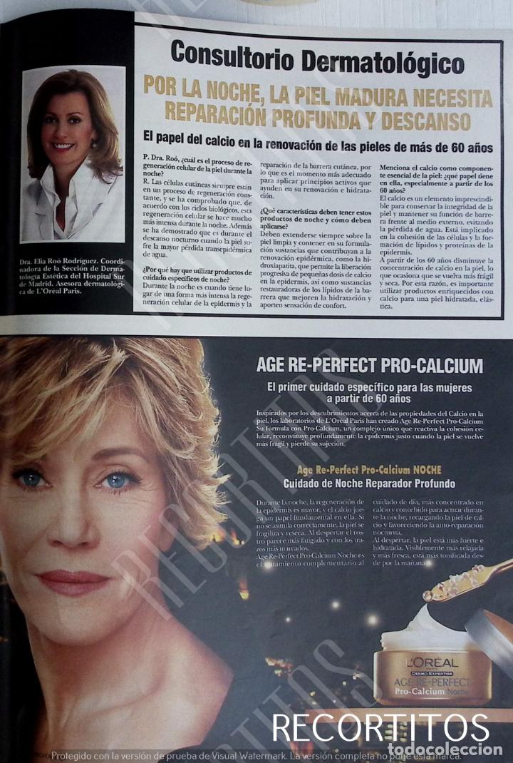 Coleccionismo de revistas y peri&oacute;dicos: jane fonda anuncio l'oreal