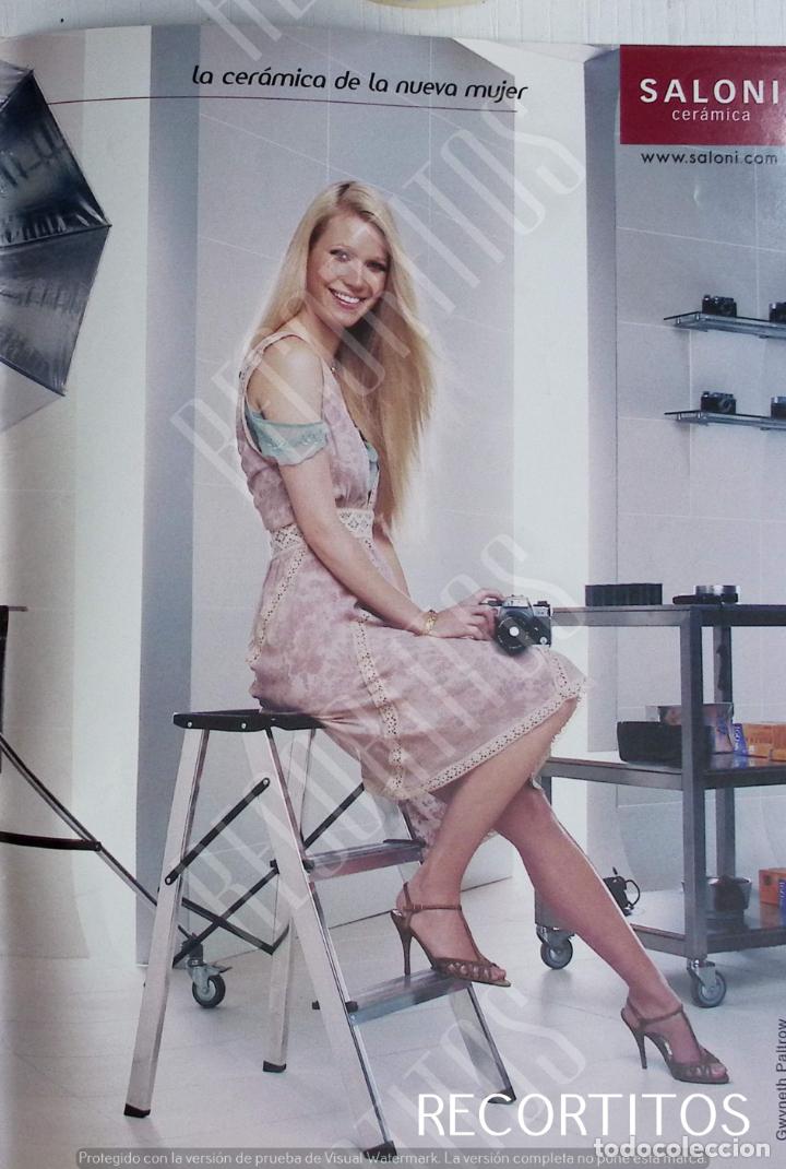 Colecionismo de Revistas e Jornais: FAMOSOS EN LA PUBLICIDAD gwyneth paltrow anuncio saloni ceramica