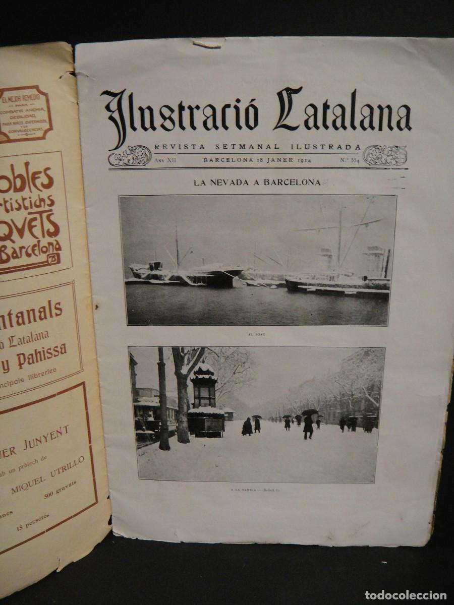 Coleccionismo de Revistas y Peri&oacute;dicos: ilustraci&oacute; catalana n&ordm; 554 - 18 janer 1914
