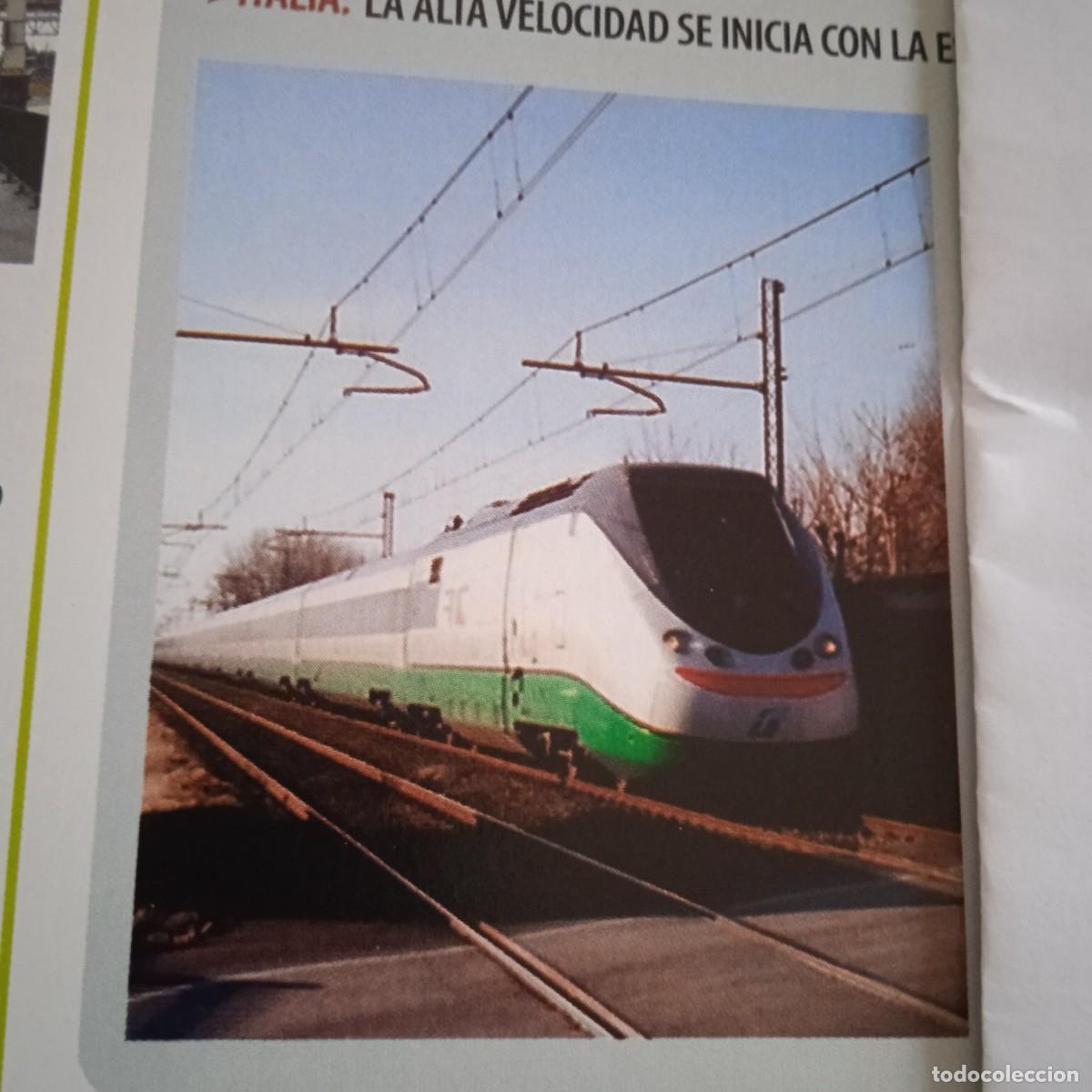 Coleccionismo de Revistas y Peri&oacute;dicos: Recorte de revista ferroviaria Lineas. Octubre 2004. Alta Velocidad de Italia