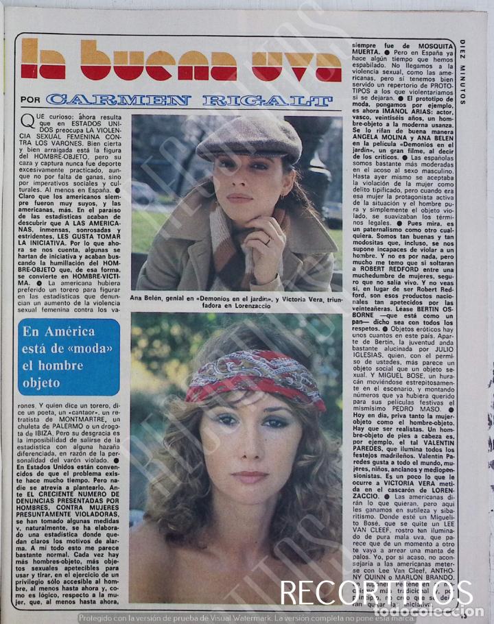 Coleccionismo de Revistas y Peri&oacute;dicos: victoria vera ana belen