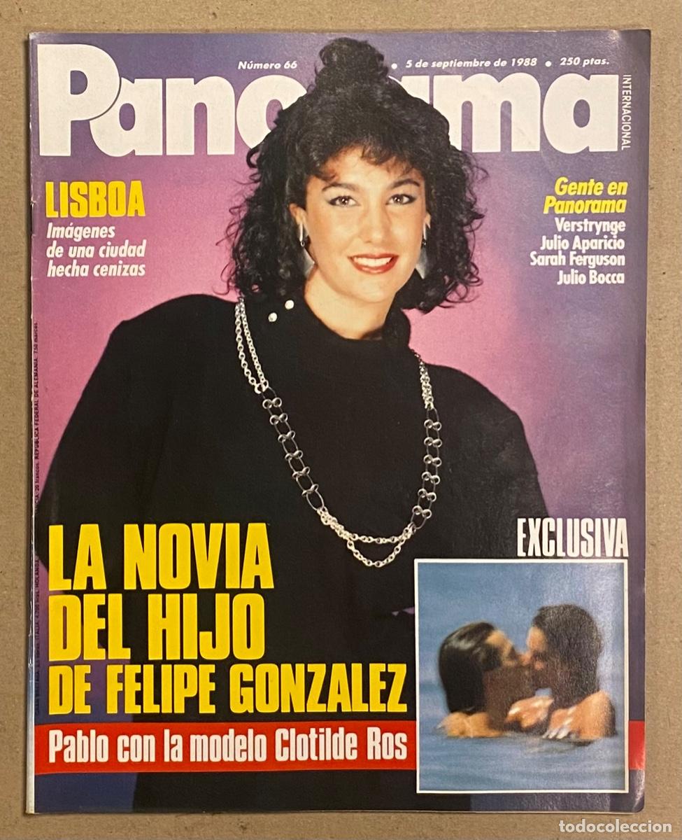 Coleccionismo de Revistas y Peri&oacute;dicos: PANORAMA N&deg; 66 (1988). NOVIA HIJO FELIPE GONZ&Aacute;LEZ, JULIO BOCCA, SARAH FERGUSON? VESTRYNGE,&hellip;