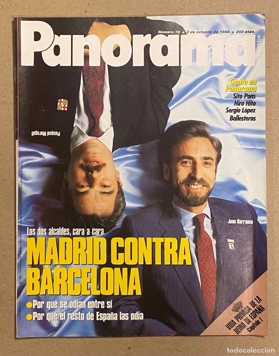 Sammeln von Zeitschriften und Zeitungen: PANORAMA N&deg; 70 (1988). ALCADE BARCELONA Vs MADRID, SITO PONS, SEVE BALLESTEROS, ADRIANA VEGA,&hellip;
